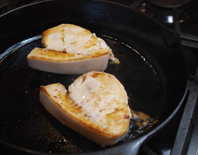 Cooking with Larue Sous Vide Cooking Swordfish with Olive Gremolata