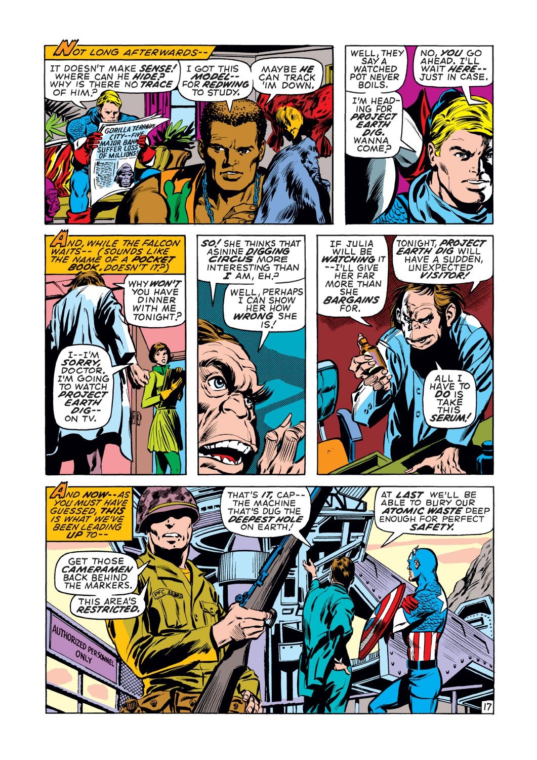 Read online Captain America (1968) comic -  Issue #135 - 17