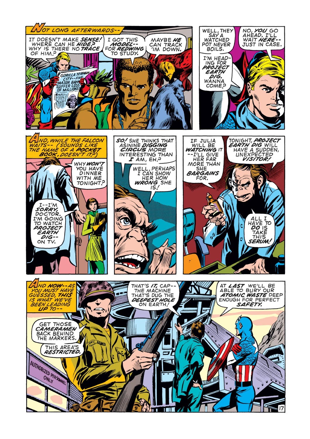 Read online Captain America (1968) comic - Issue #135 - 17