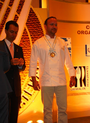 Christian Rosselle Galardonado como el Tenedor de Oro como el mejor  Chef del Año 2012
