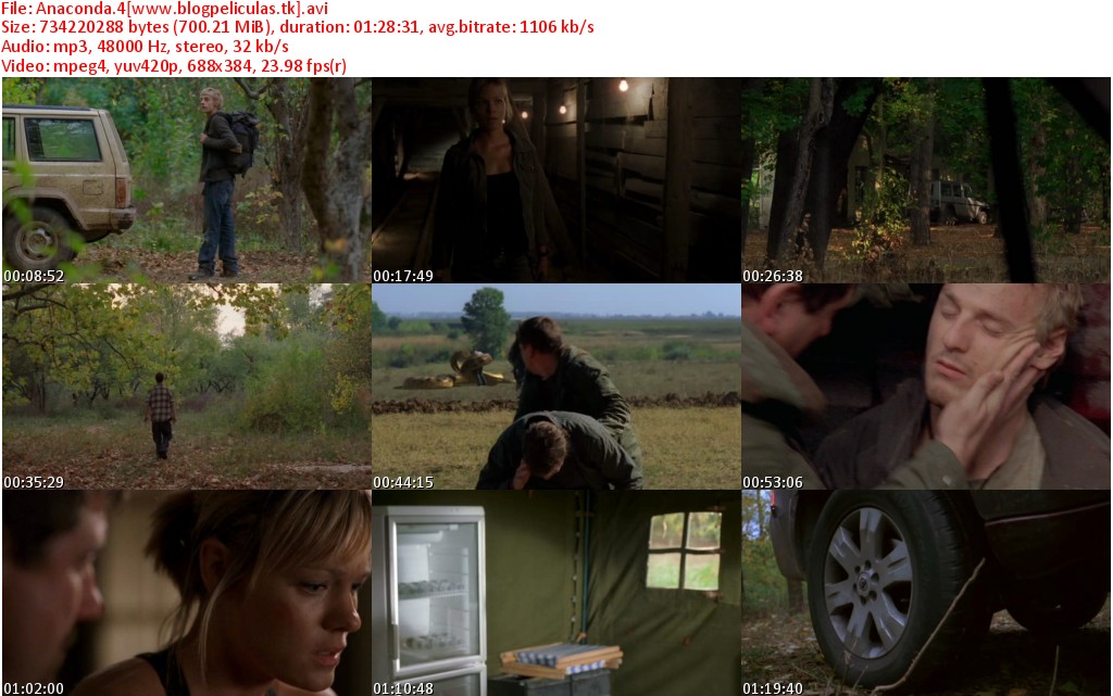 Anaconda 4 DVDRIP LATINO Blog Peliculas, descargar peliculas gratis