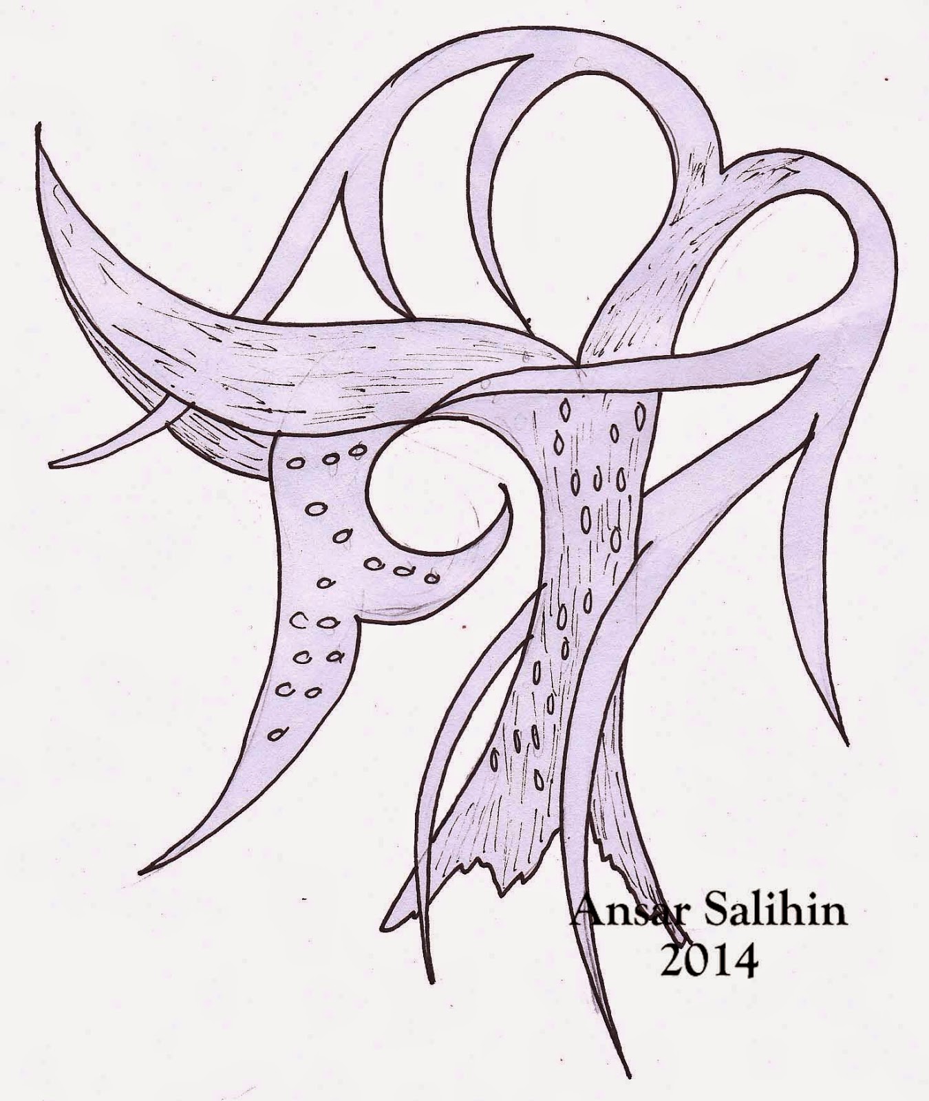 KERAWANG GAYO DALAM KARYA SENI: Sketsa Alternatif (II) Lampu Hias