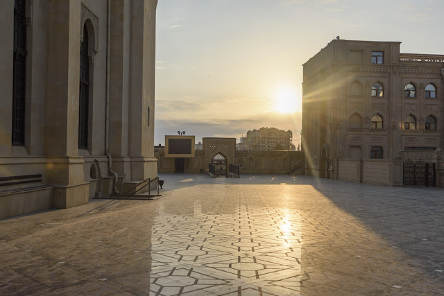 Taza Pir Mosque, Teze Pir, Teze-Pir, Tezepir, Moschee in Baku Aserbaidschan, Azerbaijan