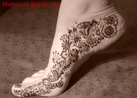 foot mehndi designs