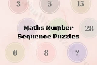 Maths Number Sequence Puzzles with answers