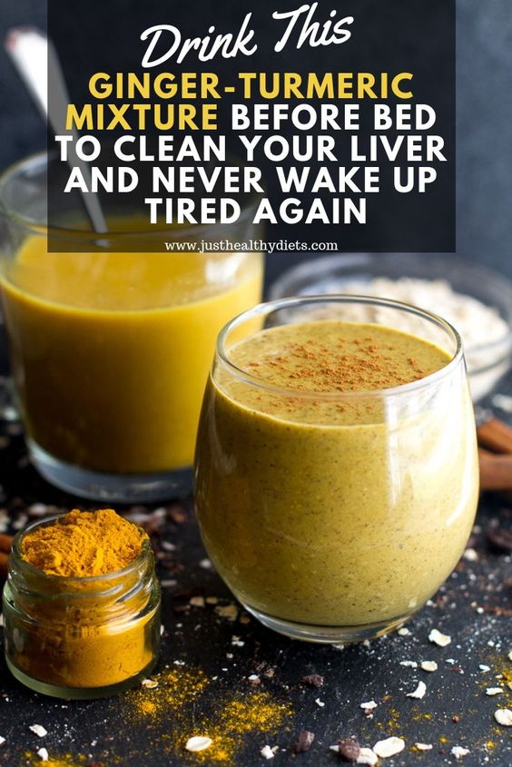Drink This GingerTurmeric Mixture Before Bed to Clean Your Liver And