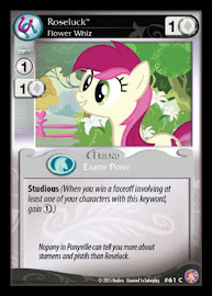 My Little Pony Roseluck, Flower Whiz Absolute Discord CCG Card