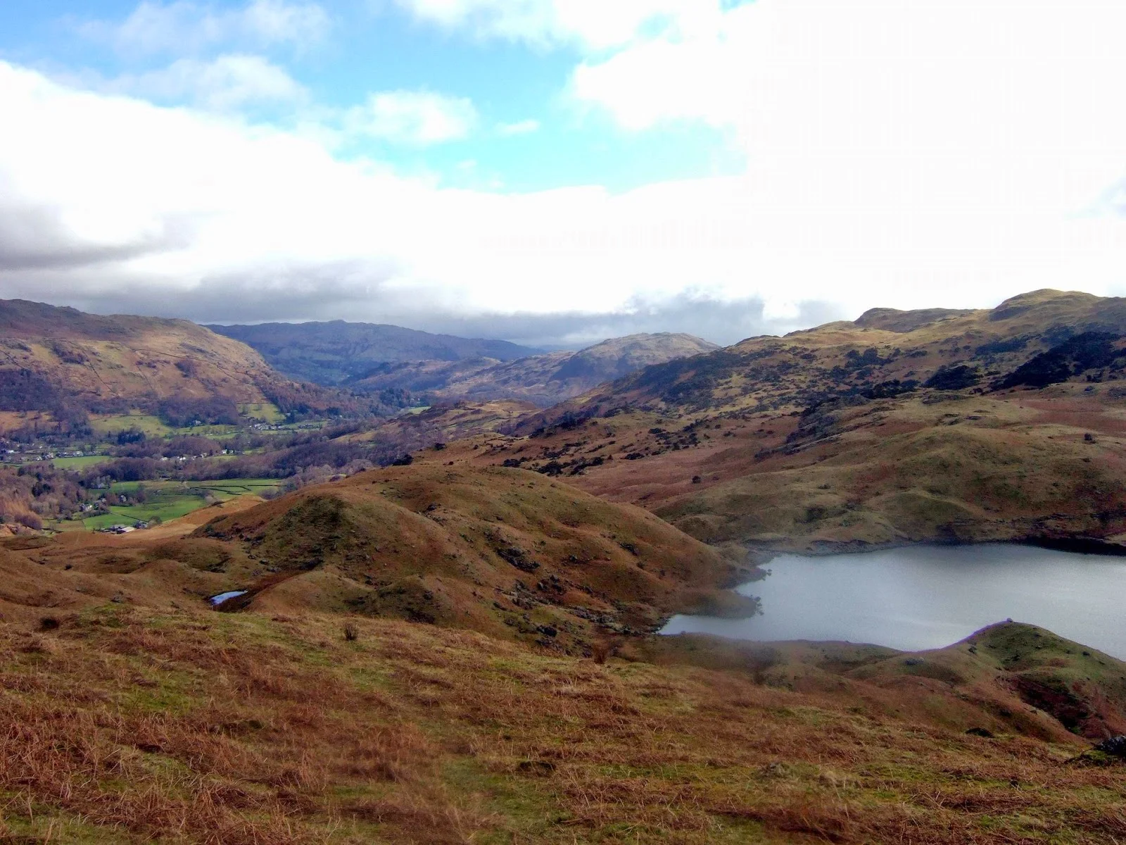 Lakeland mountain tarn in the Central Fells