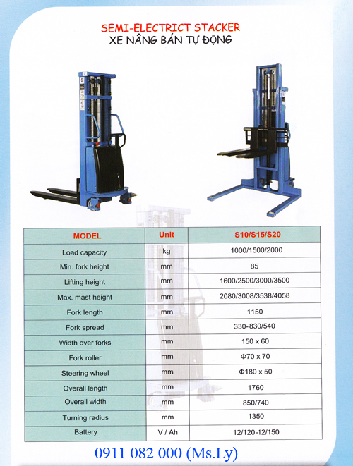 Xe nâng Eoslift các loại, giá cạnh tranh thị trường.