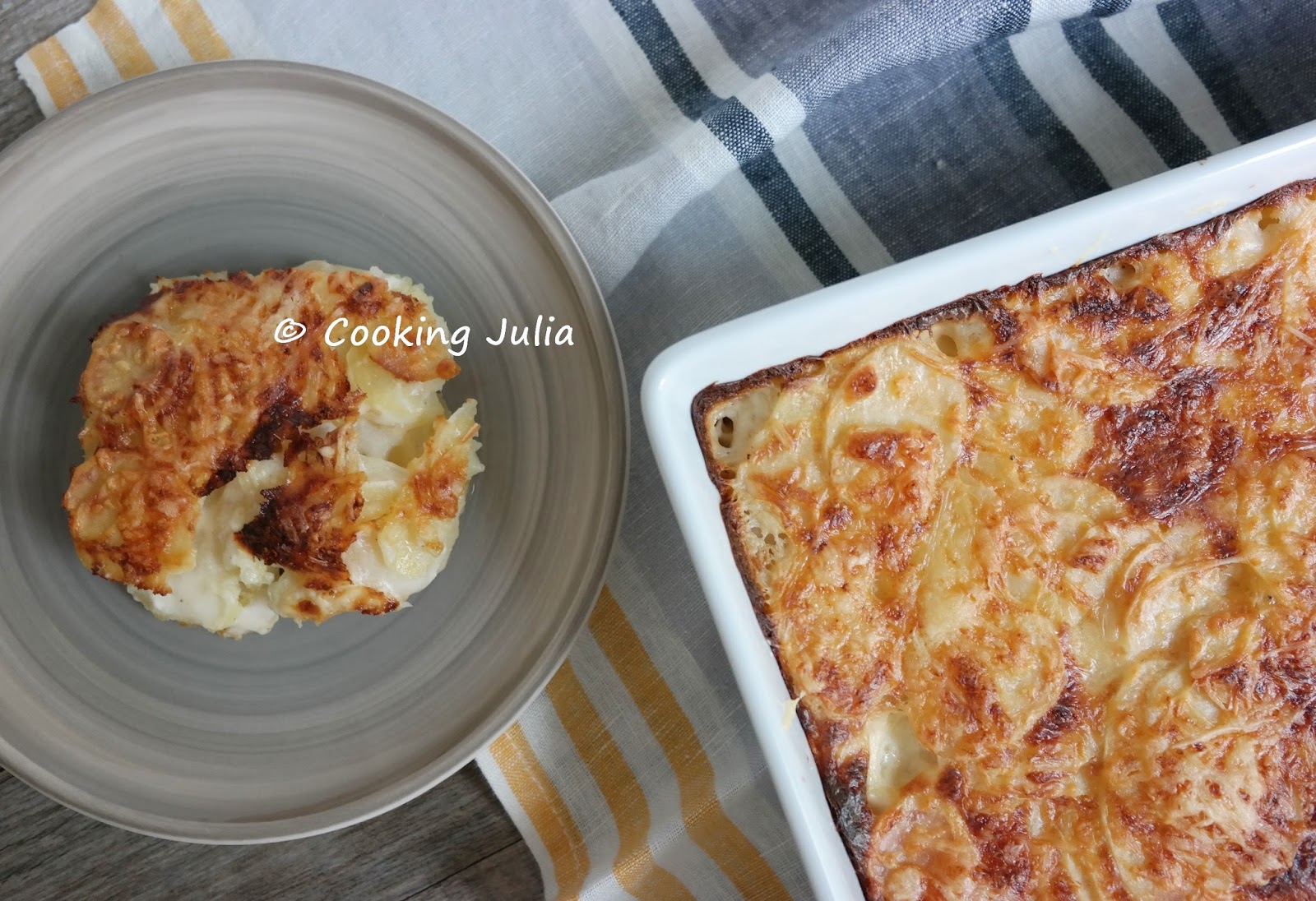 Cooking Julia Mon Gratin Dauphinois Rapide