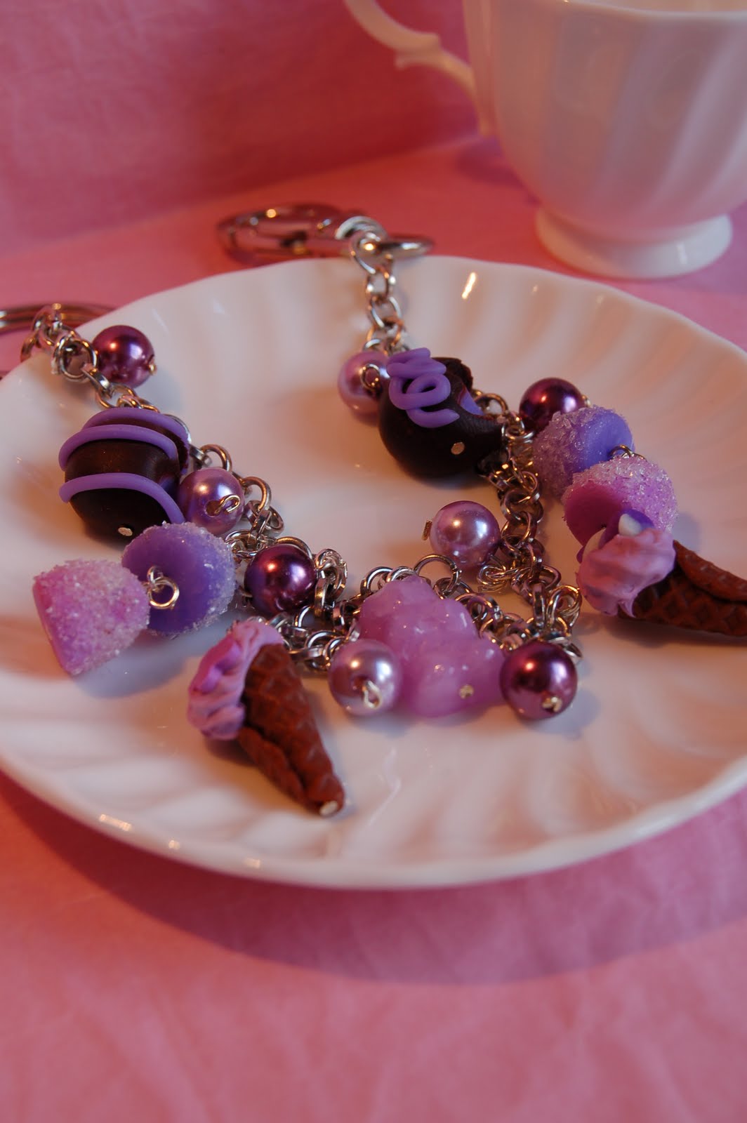 ROMWE Kawaii 2 Pezzi Ciondoli Portachiavi Carini A Forma Di Frutta E