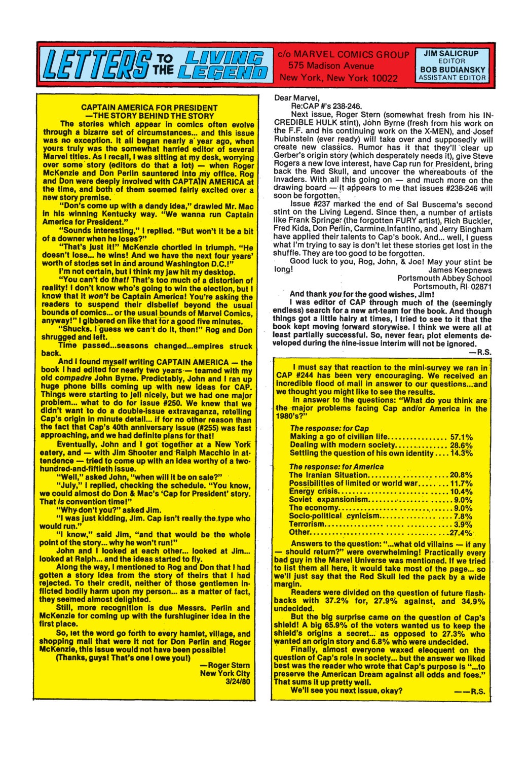Read online Captain America (1968) comic -  Issue #250 - 19