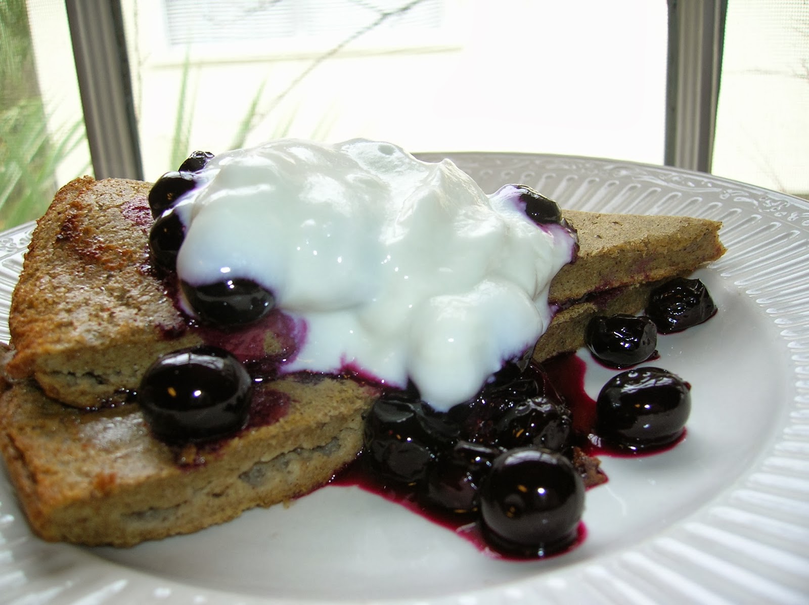 Foodies, Forks and Leeks Buckwheat Blueberry Lemon Dutch Baby.....