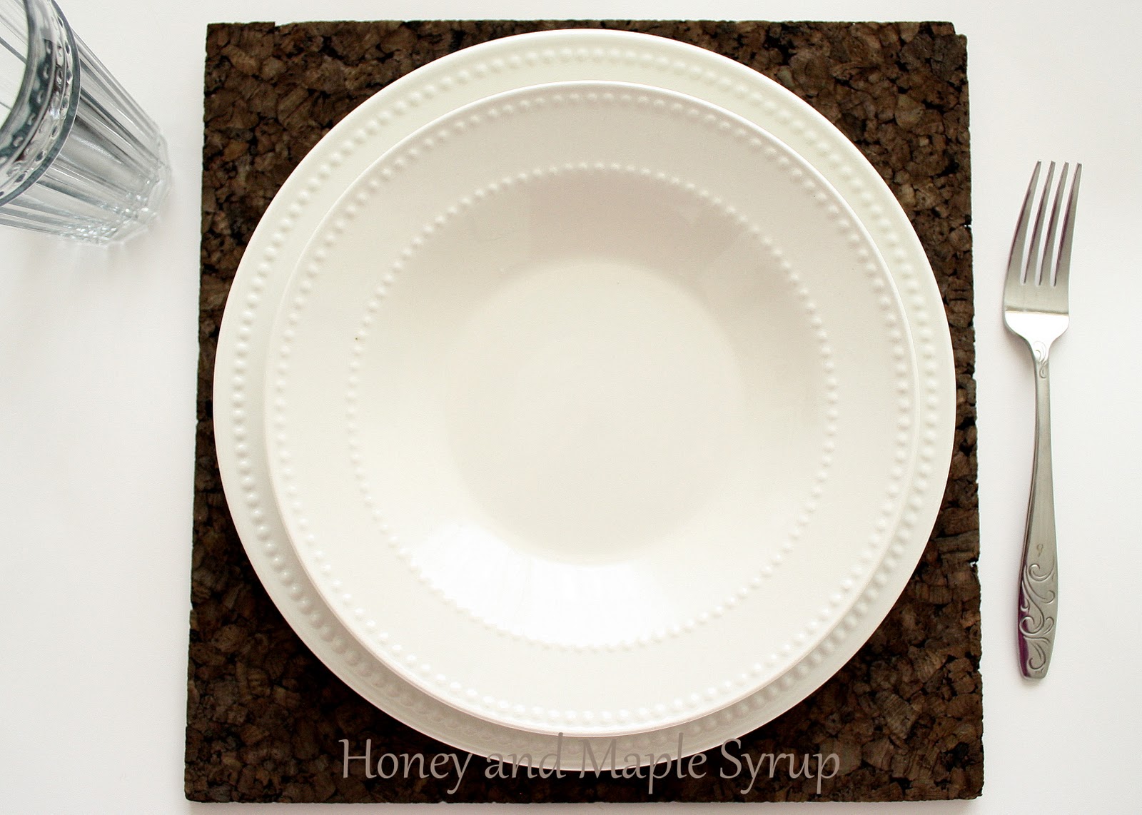 Honey and Maple Syrup Inexpensive Placemats