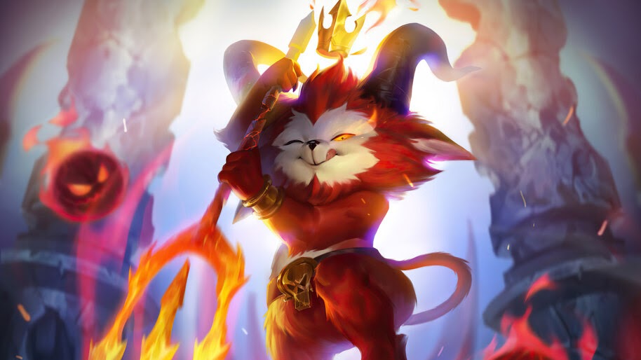 Little Demon, Teemo, LoL, Art, 4K, #3.2137