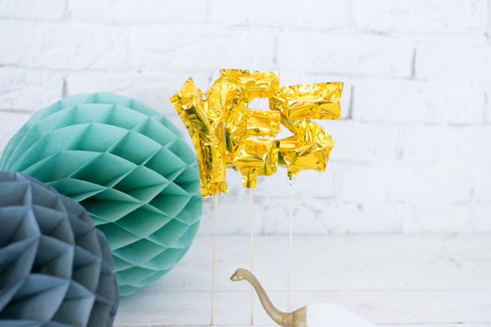 Topper globo diy Topper globo diy