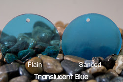 Gemstone - Faux Sea Glass Pendant