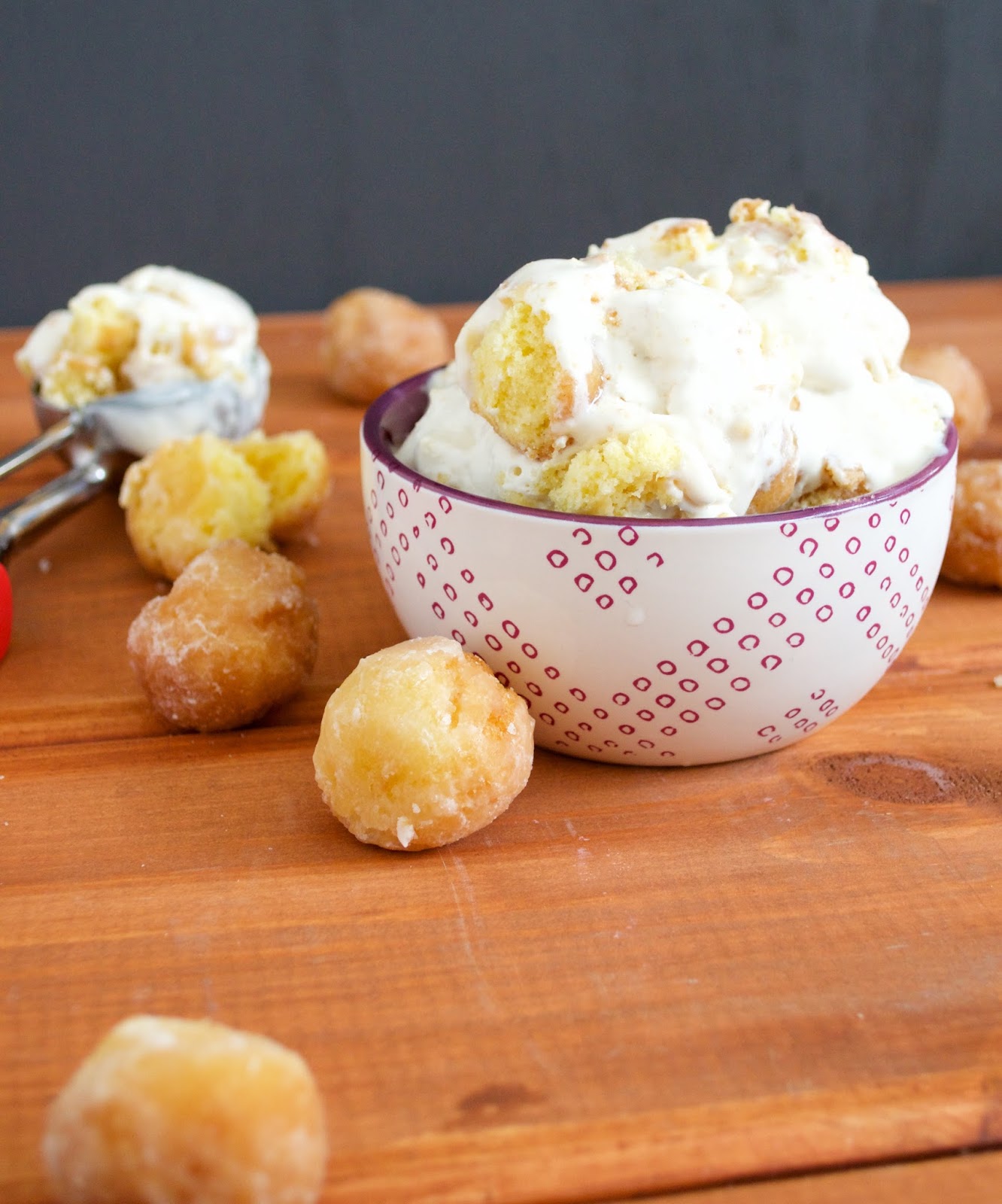 In a Nutshell... NoChurn Glazed Donut Ice Cream