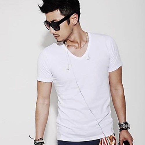 Trend Model Baju Kaos Lengan Pendek Untuk Pria Terbaru 