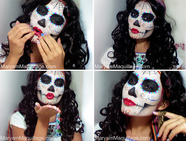 Maryam Maquillage: Dia de los Muertos: Sugar Skulls, Calaveras, Catrinas