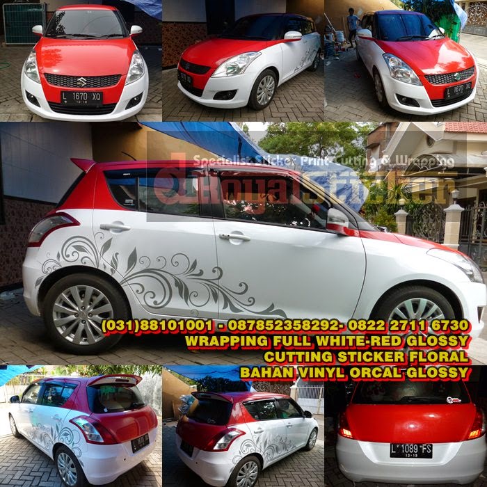 custom stiker mobil branding wrapping dan cutting sticker CUTTING
