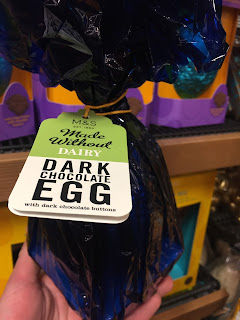 marks and spencer made without dairy dark chocolate egg