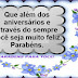 Mensagem de Aniversário seja feliz Parabéns