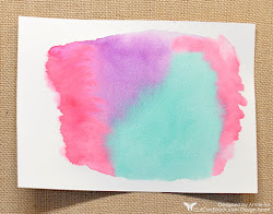 watercolor simple card valentine envelope background paint cardstock using wash same second colors enamel