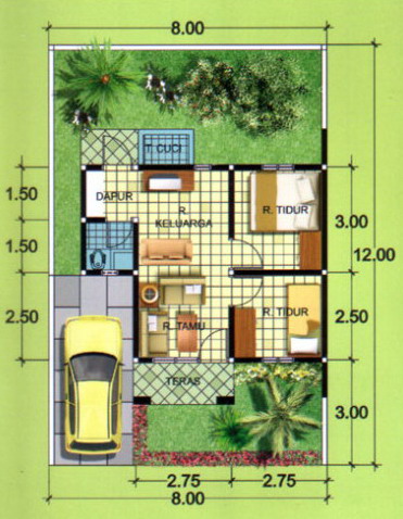 denah rumah modern minimalis denah rumah modern minimalis