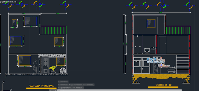 House room hatch in AutoCAD 