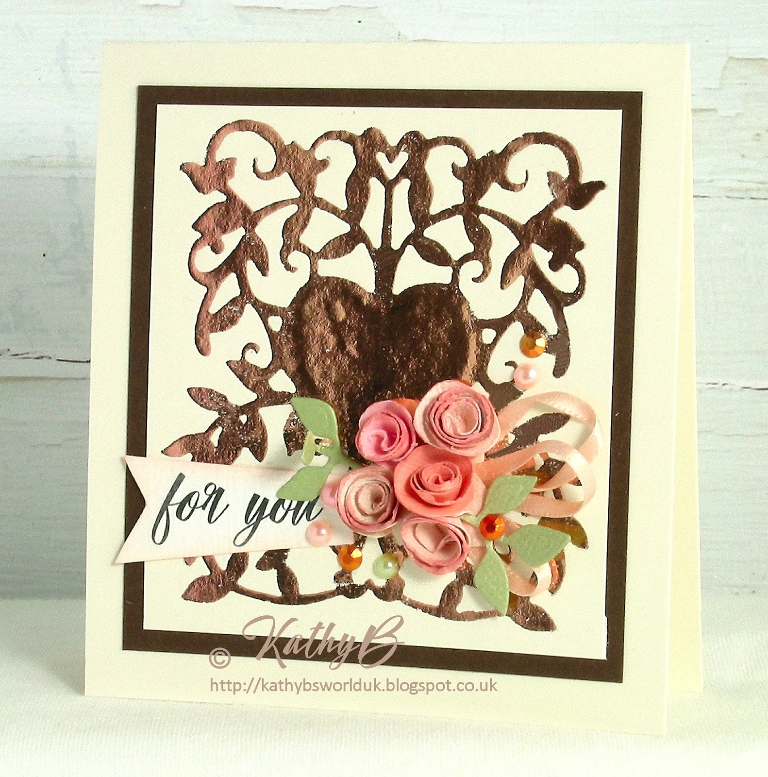 Kathy's Waffle Hot Foil 'Stamps' from Regular dies Hot Foil Adventures 5