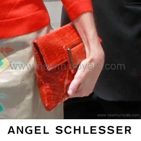 Queen Letizia Style Angel Schlesser  Clutch Bag