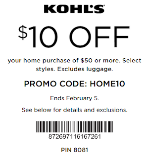 Kohls 5 dollars off coupon code