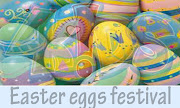 Easter eggs festival. Hello festival of Easter should be making his eggs, . easter eggs festival