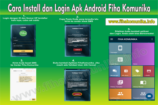 Cara Login Aplikasi Fiha Komunika