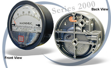 Instrumentation and Process Control: Magnehelic Pressure Gauge Series 2000