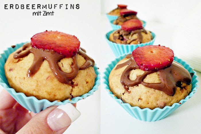Erdbeer-Muffins mit Zimt