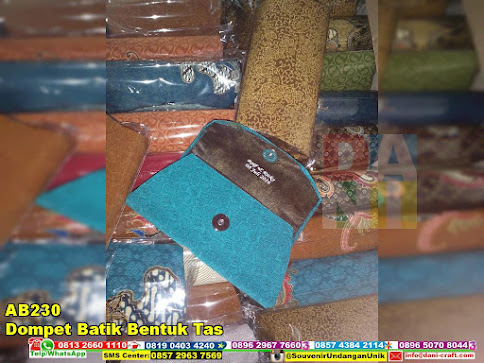 jual Dompet Batik Bentuk Tas