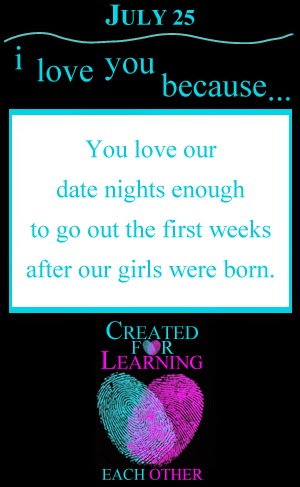 Reasons we love each other...a gift for each day...a journey of affirming thoughts for the ones we love...365 days of loving each other by Created for Learning