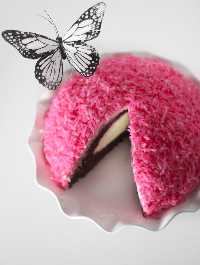 Pink Snowball Cake Sprinkle Bakes Pink Snowball Cake Sprinkle Bakes