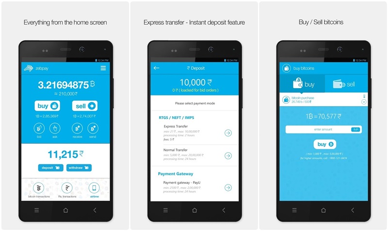 Download Zebpay App and Get Rs.100 Worth Bitcoins for Free Zebpay Leading bitcoin exchange app website in india