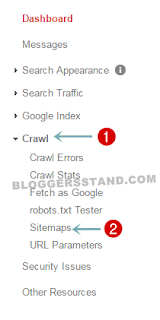 sitemap setting in google search console sitemap setting in google search console