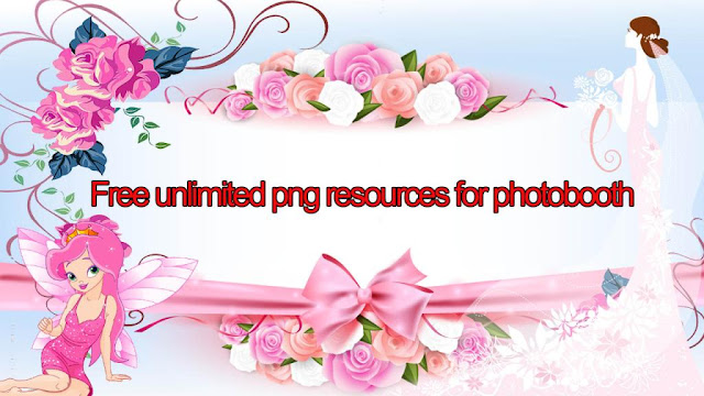 Free unlimited PNG files for your photobooth template