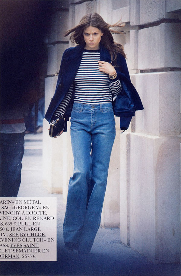 {style inspiration : denim when the leaves are falling}
