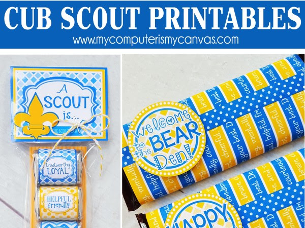 {NEW IN THE SHOP} Cub Scout Printables!