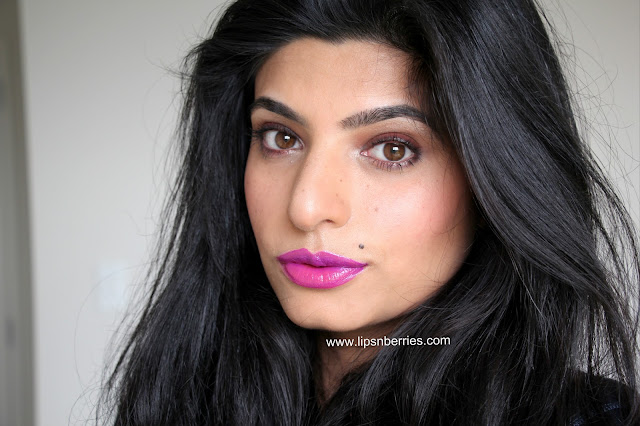 MAC purple lip gloss 