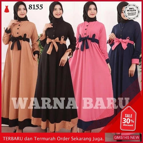GMS145 HTJB145B177 Baju Gamis Wanita Terbaru Gamis Dropship SK1107984751