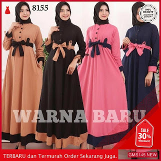 GMS145 HTJB145B177 Baju Gamis Wanita Terbaru Gamis Dropship SK1107984751