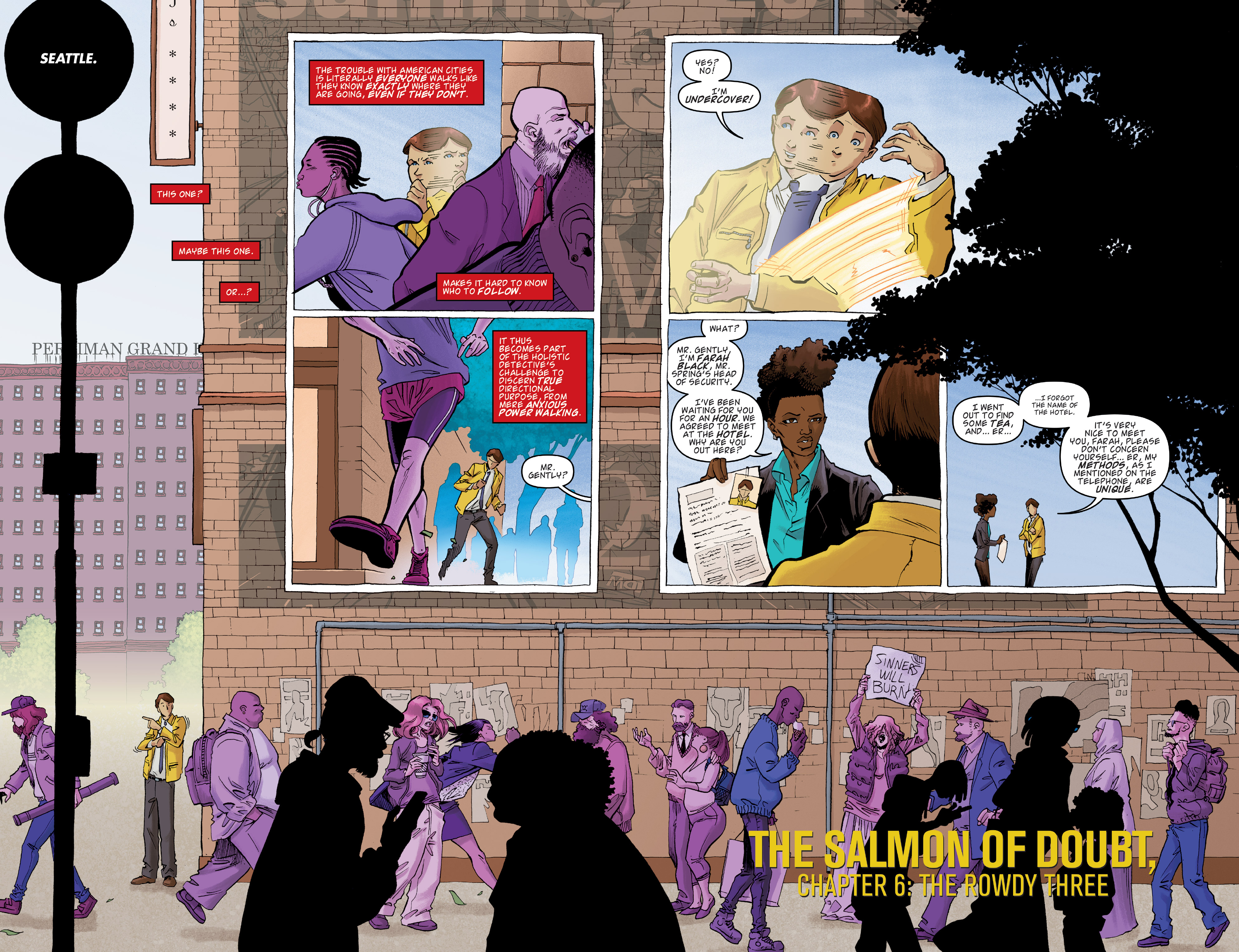 Read online Dirk Gently's Holistic Detective Agency: The Salmon of Doubt comic -  Issue # TPB 2 - 8