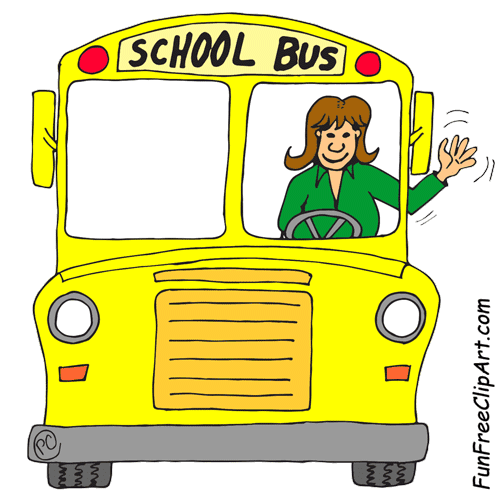 free clipart school bus driver - photo #2